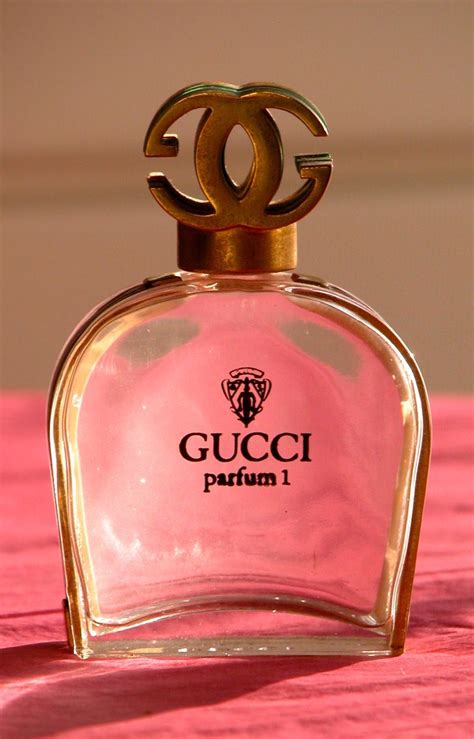 gucci perfume bottle blue tall|vintage Gucci perfume bottles.